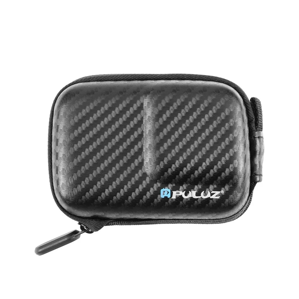 PULUZ PU946B For DJI Osmo Action 4  /  3 Mini Body Case Carbon Fiber Texture PU + EVA Portable Storage Bag - 2