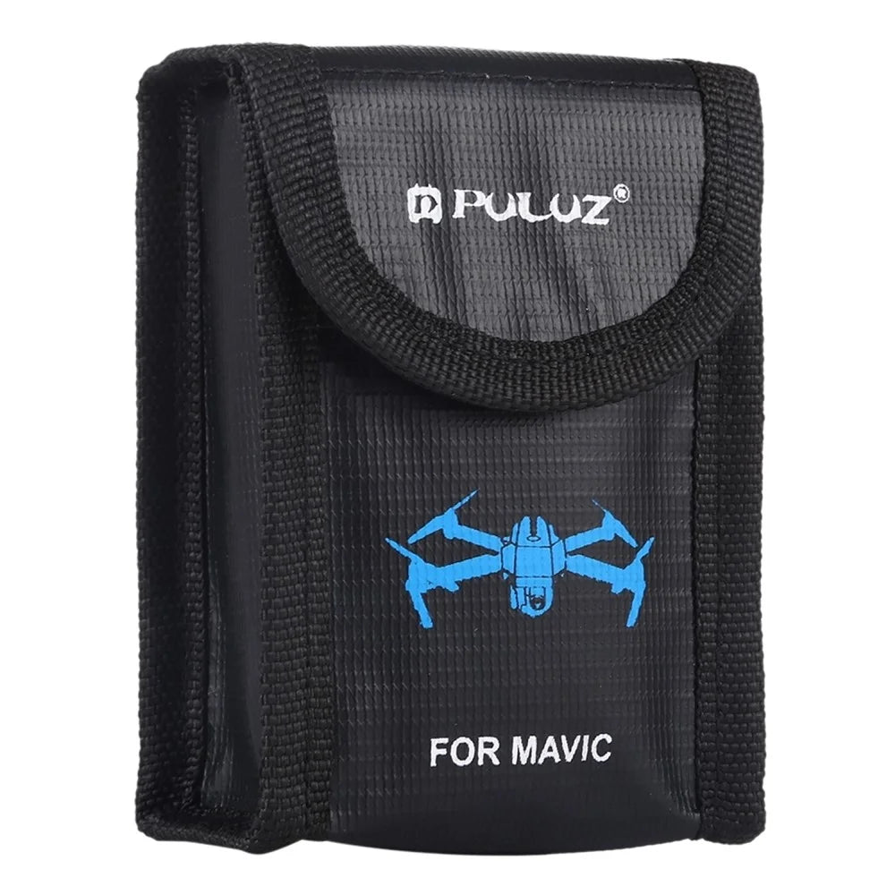 PULUZ PU2401 For DJI  /  Sony  /  Nikon  /  Canon Lithium Battery Safety Storage Bag Fireproof Explosion Proof Single Battery Pouch - 1
