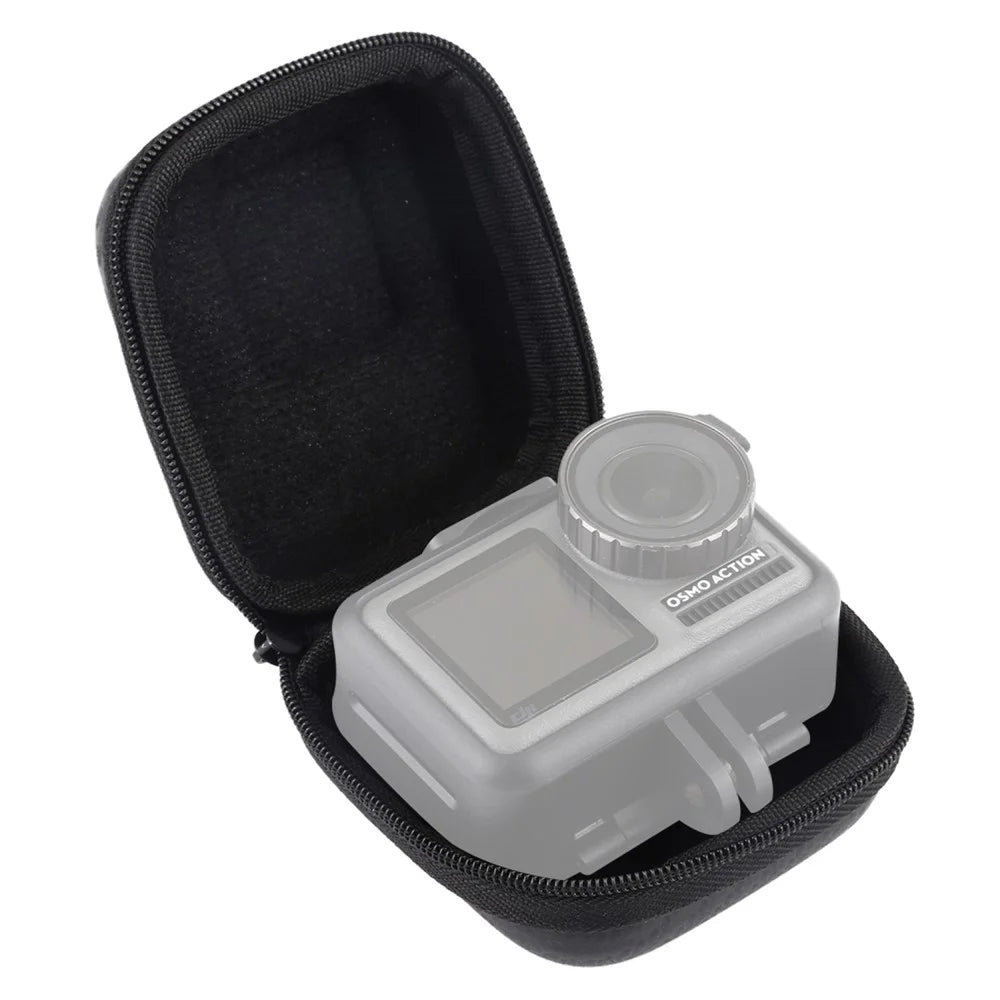 PULUZ PU349 For DJI OSMO Action  /  GoPro  /  Xiaomi  /  Yi Mini Storage Bag Carbon Fiber EVA Organizer - 4