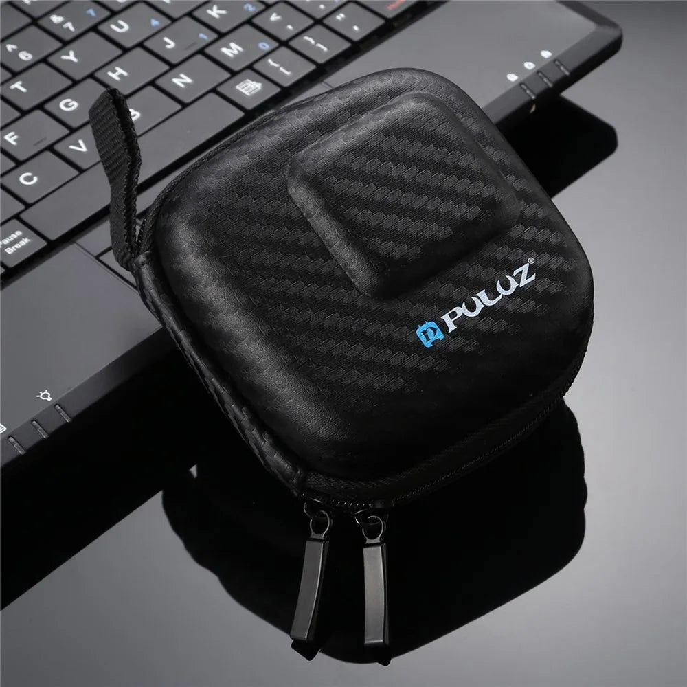 PULUZ PU349 For DJI OSMO Action  /  GoPro  /  Xiaomi  /  Yi Mini Storage Bag Carbon Fiber EVA Organizer - 5