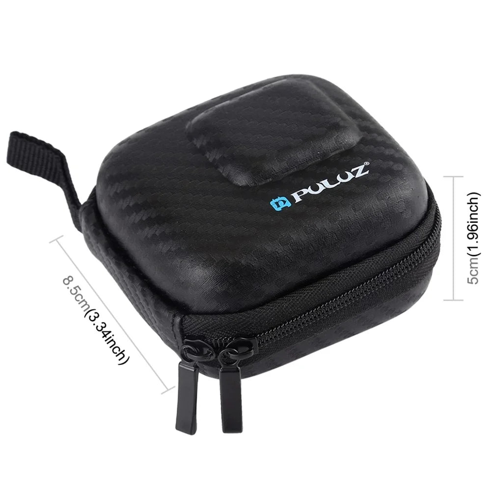 PULUZ PU349 For DJI OSMO Action  /  GoPro  /  Xiaomi  /  Yi Mini Storage Bag Carbon Fiber EVA Organizer - 7