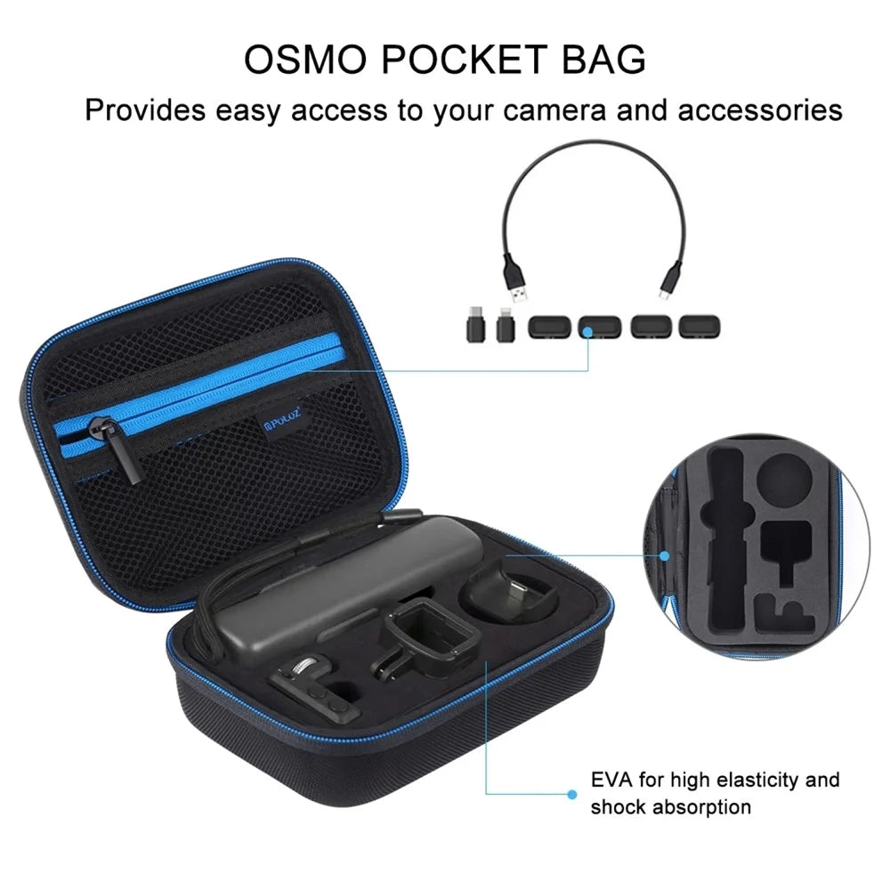 PULUZ PU341 For DJI Osmo Pocket Storage Case Portable Carrying Bag Padded Protection Travel Organizer - 3