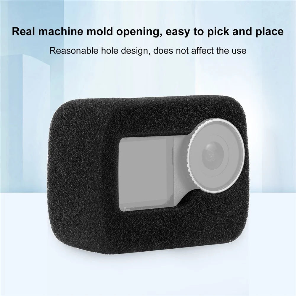 PULUZ PU987B For DJI Osmo Action 5 Pro / 4  /  3 High Density Foam Wind Noise Reduction Scratch Resistant Cover - 5