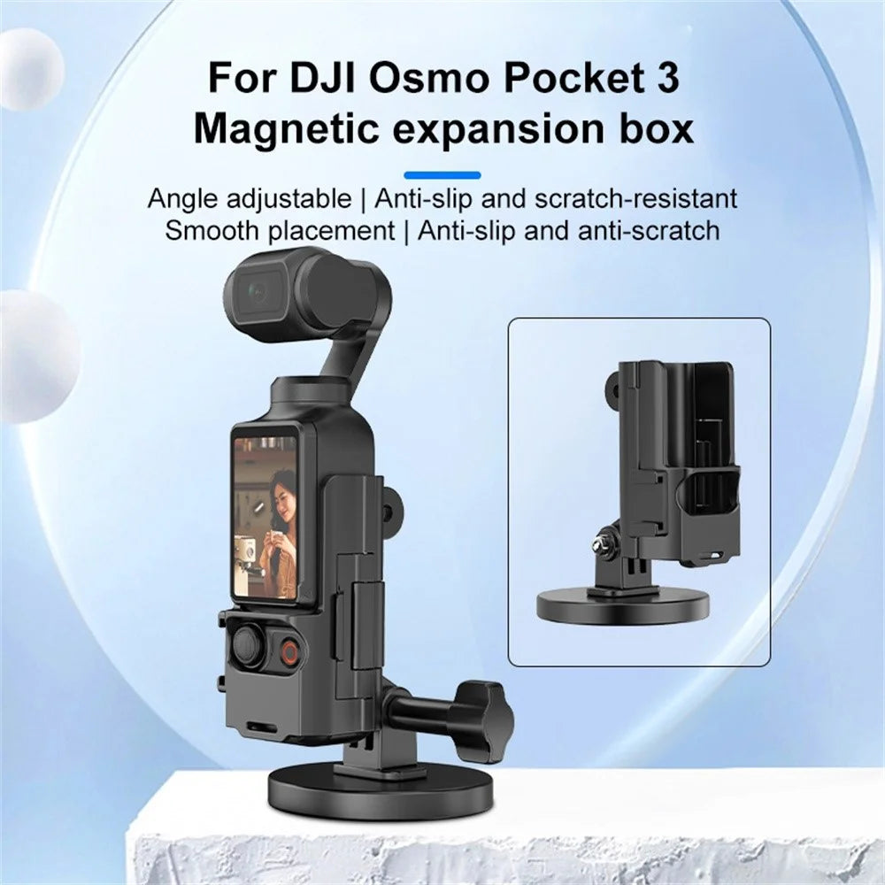 PULUZ PU724B For DJI Osmo Pocket 3 Magnetic Mount Base Universal Angle Adjustment - 2
