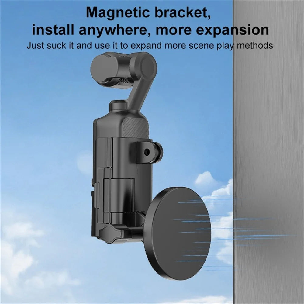 PULUZ PU724B For DJI Osmo Pocket 3 Magnetic Mount Base Universal Angle Adjustment - 4