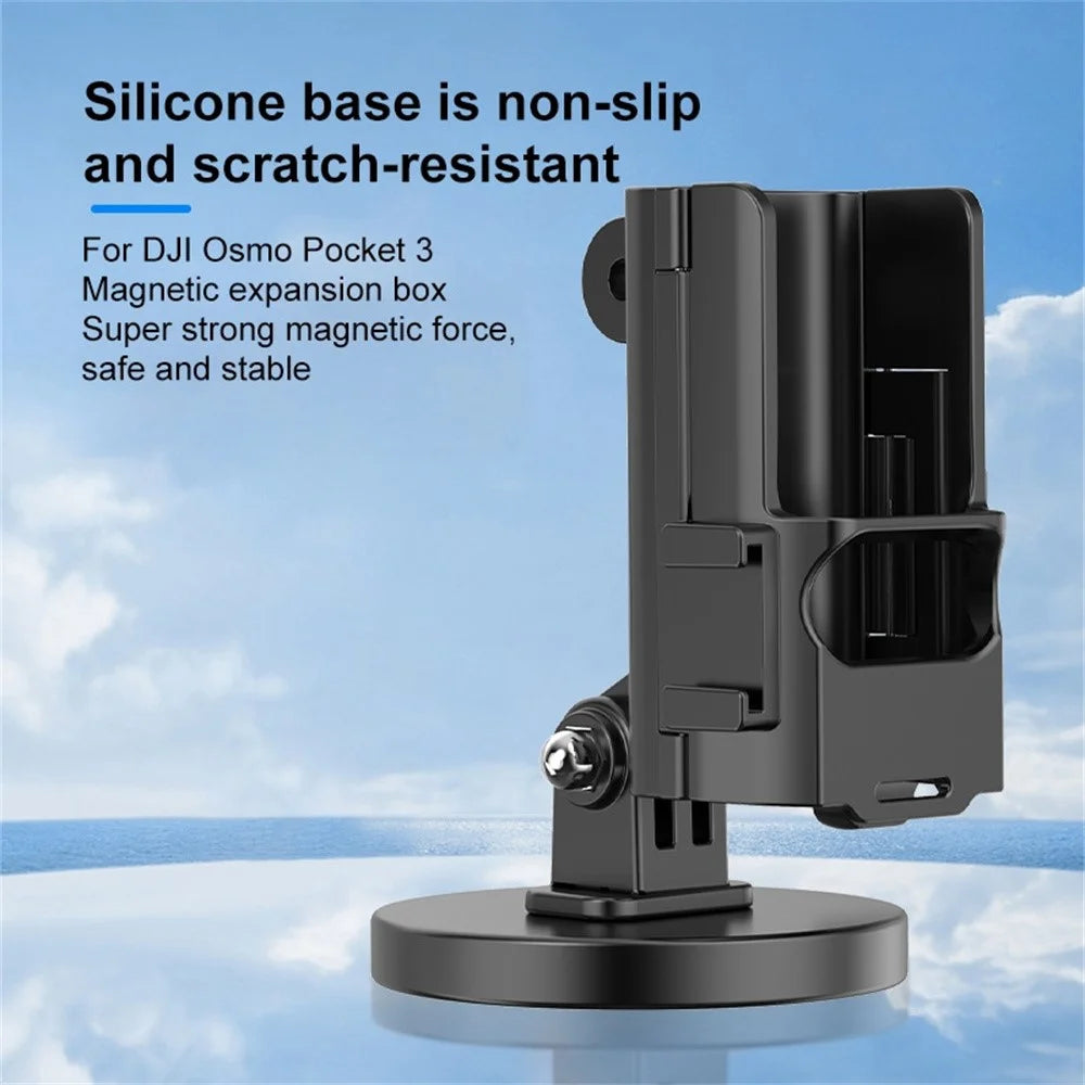 PULUZ PU724B For DJI Osmo Pocket 3 Magnetic Mount Base Universal Angle Adjustment - 5