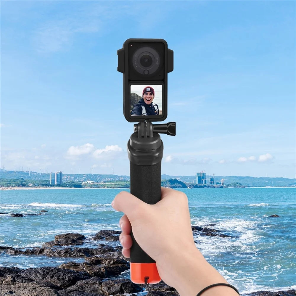PULUZ PU572B For DJI Action 2 Protective Frame ABS Shockproof Frame with 2 Hot Shoe Mounts - 5
