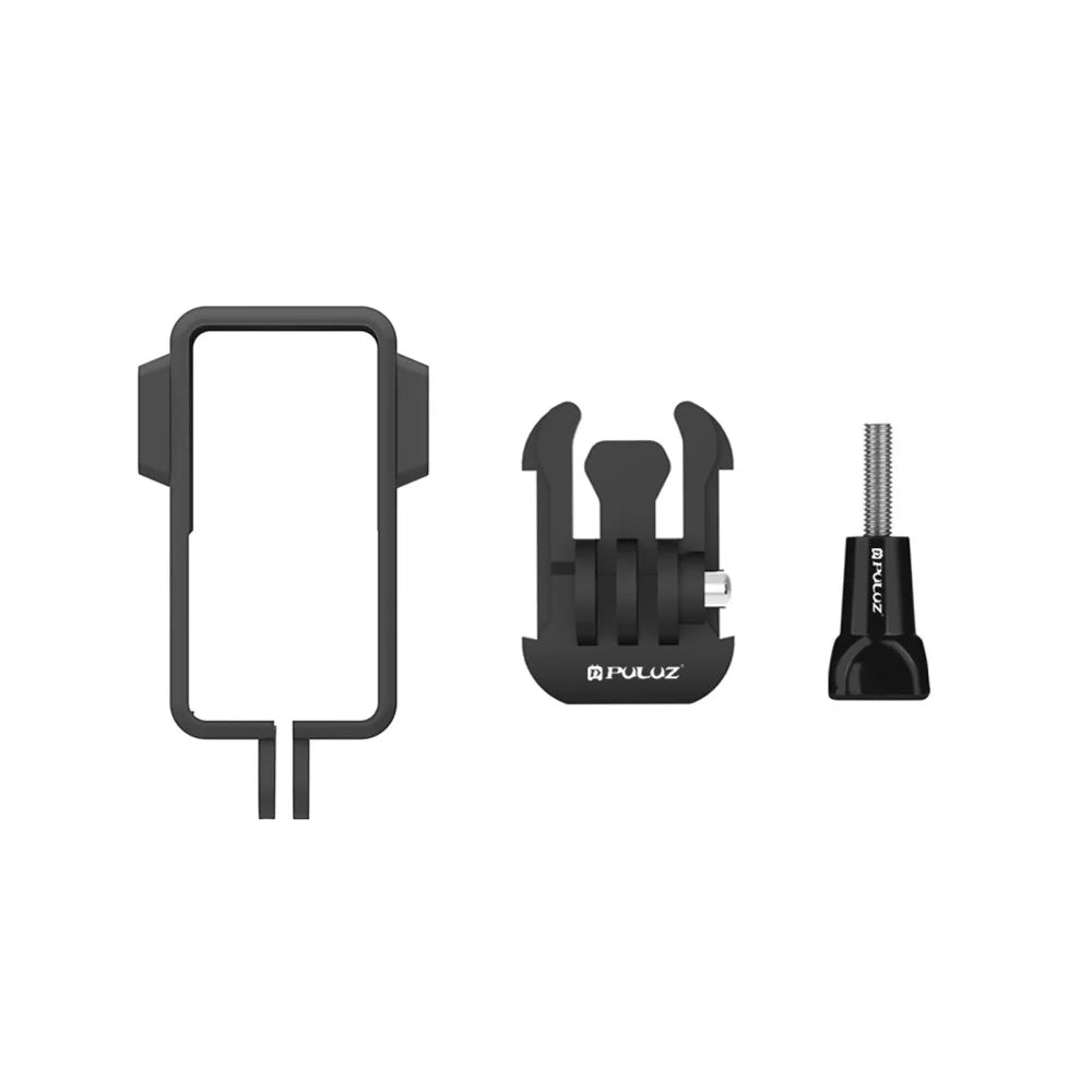 PULUZ PU572B For DJI Action 2 Protective Frame ABS Shockproof Frame with 2 Hot Shoe Mounts - 6