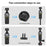 PULUZ PU933B For DJI Osmo Pocket 3 Metal Protective Frame Cage with 2 Cold Shoe Mounts Expansion Adapter - 7