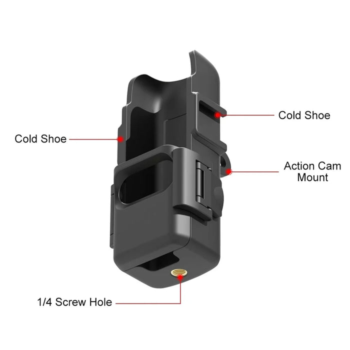 PULUZ PU898B For DJI Osmo Pocket 3 Protective Frame ABS Extension Adapter Bracket - 6