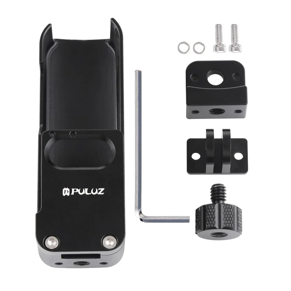 PULUZ PU375B For DJI Osmo Pocket Camera Metal Cooling Frame CNC Aluminum Alloy Protective Case - 2