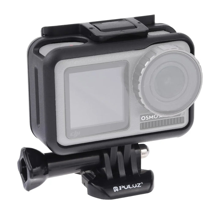 PULUZ PU338B For DJI Osmo Action Protective Frame ABS Anti Drop Shockproof Case - Black - 1