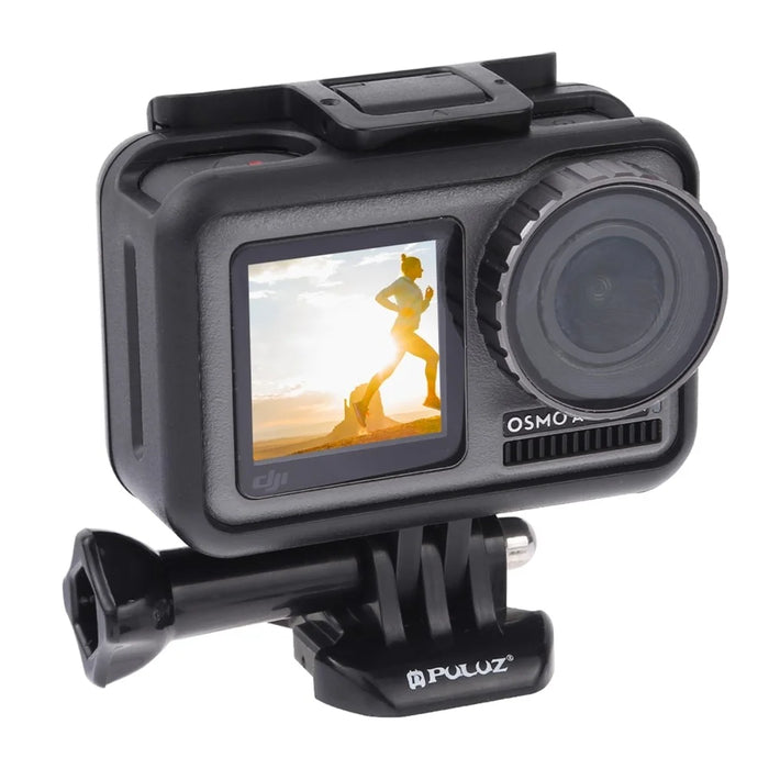PULUZ PU338B For DJI Osmo Action Protective Frame ABS Anti Drop Shockproof Case - Black - 6