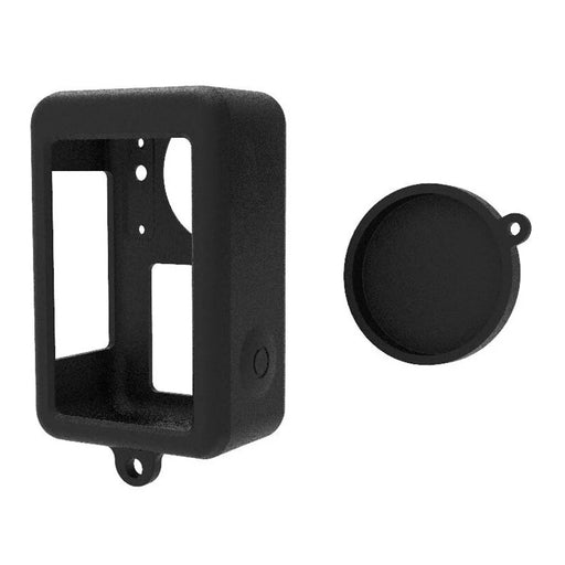 PULUZ PU874 For DJI Osmo Action 4 / 3 Silicone Protective Case with Lens Cover Dust-Proof Scratch-Resistant - Black - 2