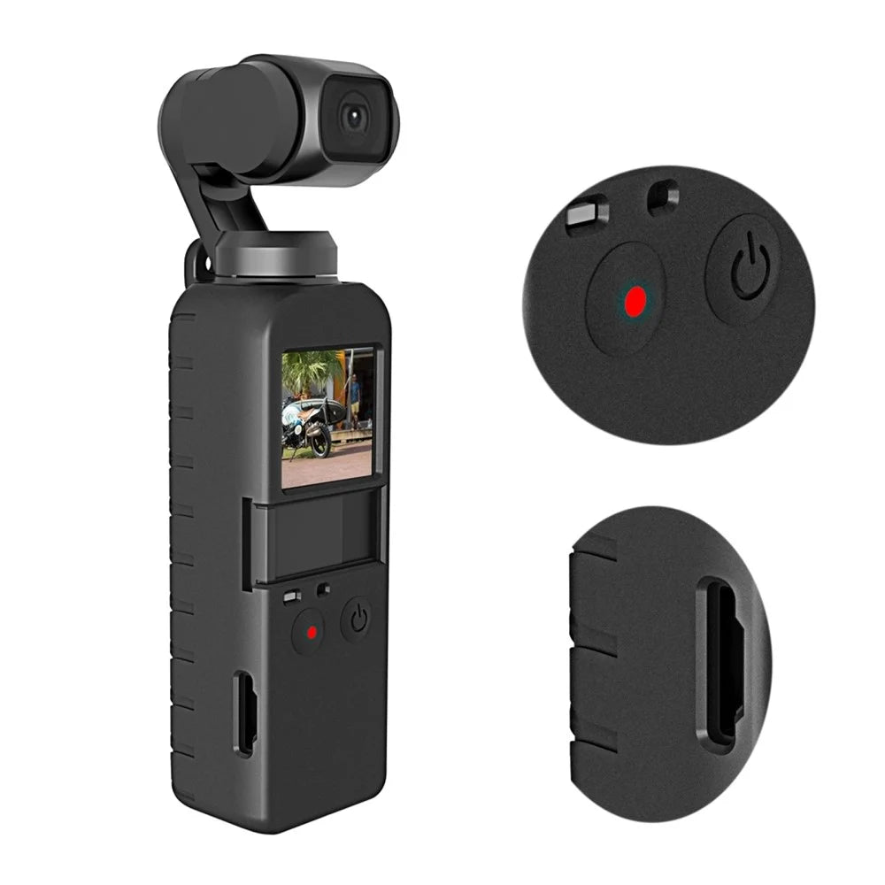 PULUZ PU374 For DDJI Osmo Pocket Silicone Case Set Dust Proof Scratch Resistant Gimbal Camera Protector - 3