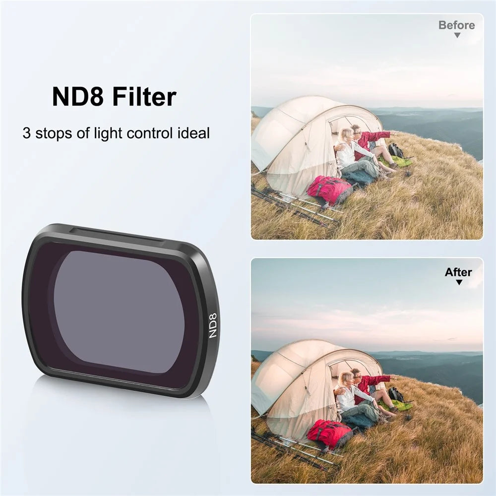PULUZ PU936 For DJI Osmo Pocket 3 Magnetic ND8 Filter Multi-Coated Optical Glass Filter - 4
