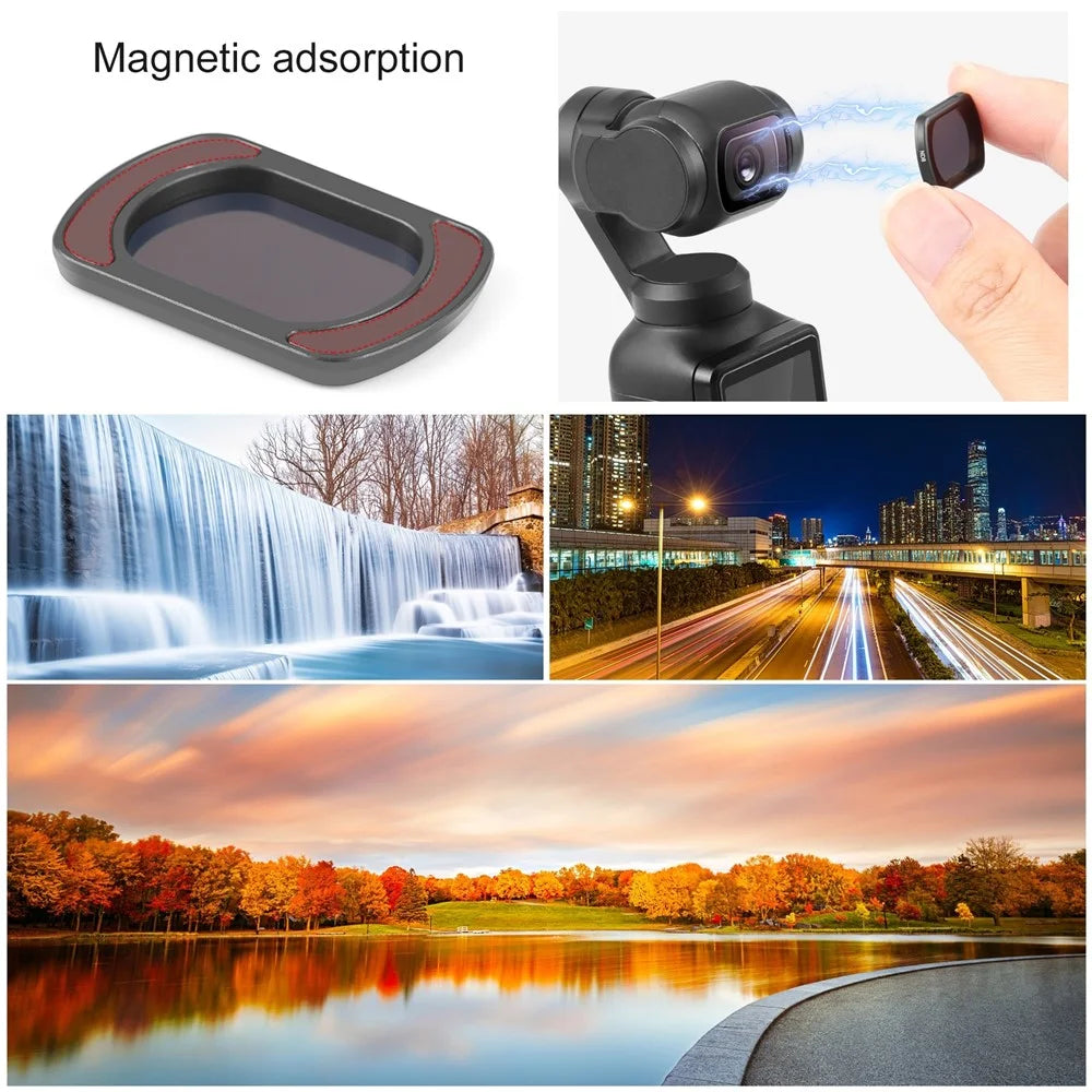 PULUZ PU936 For DJI Osmo Pocket 3 Magnetic ND8 Filter Multi-Coated Optical Glass Filter - 6