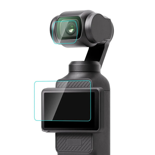 PULUZ PU950T For DJI Osmo Pocket 3 Screen Protector 9H 2.5D HD Tempered Glass Camera Lens Film - 1