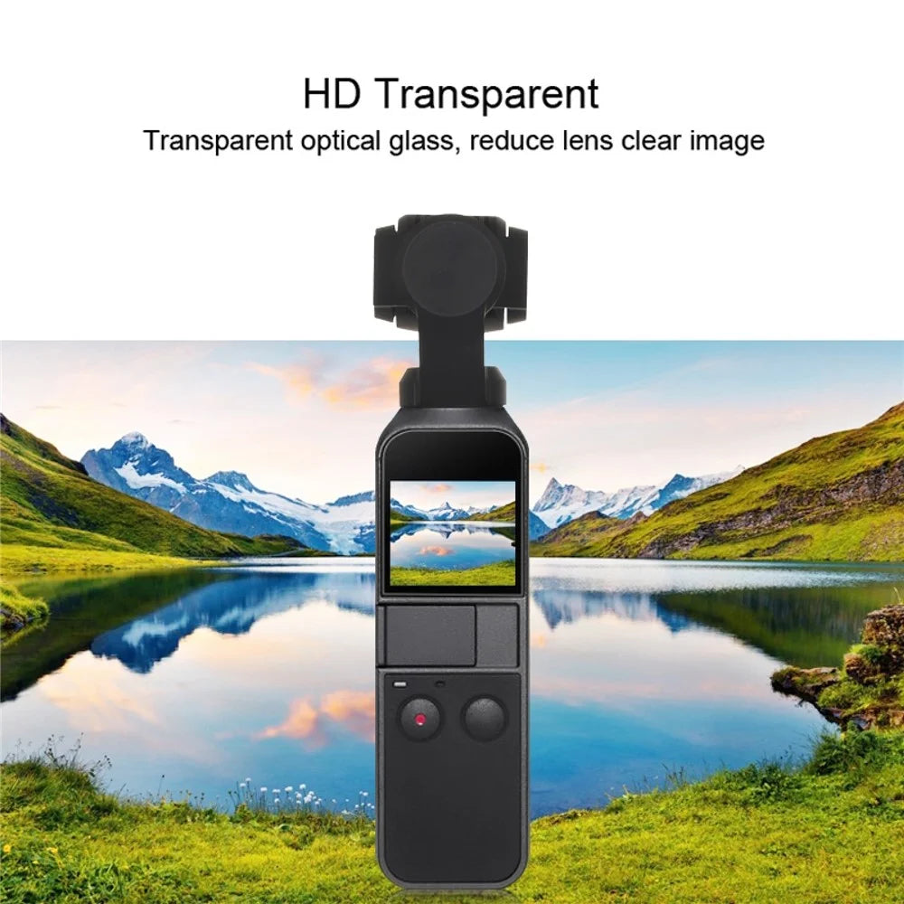 PULUZ PU376 For DJI Osmo Pocket Screen Protector 9H 2.5D HD Tempered Glass Camera Lens Film - 6