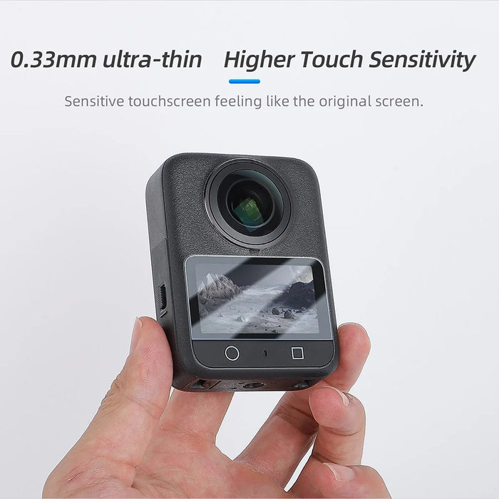 SUNNYLIFE OS-BHM024 2Pcs for DJI Osmo 360 Camera Screen Protector 9H Anti Scratch HD Tempered Glass Film - 5