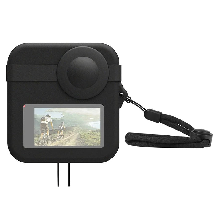PULUZ PU454B For GoPro MAX Silicone Camera Body Protective Case with Lens Cap - 1