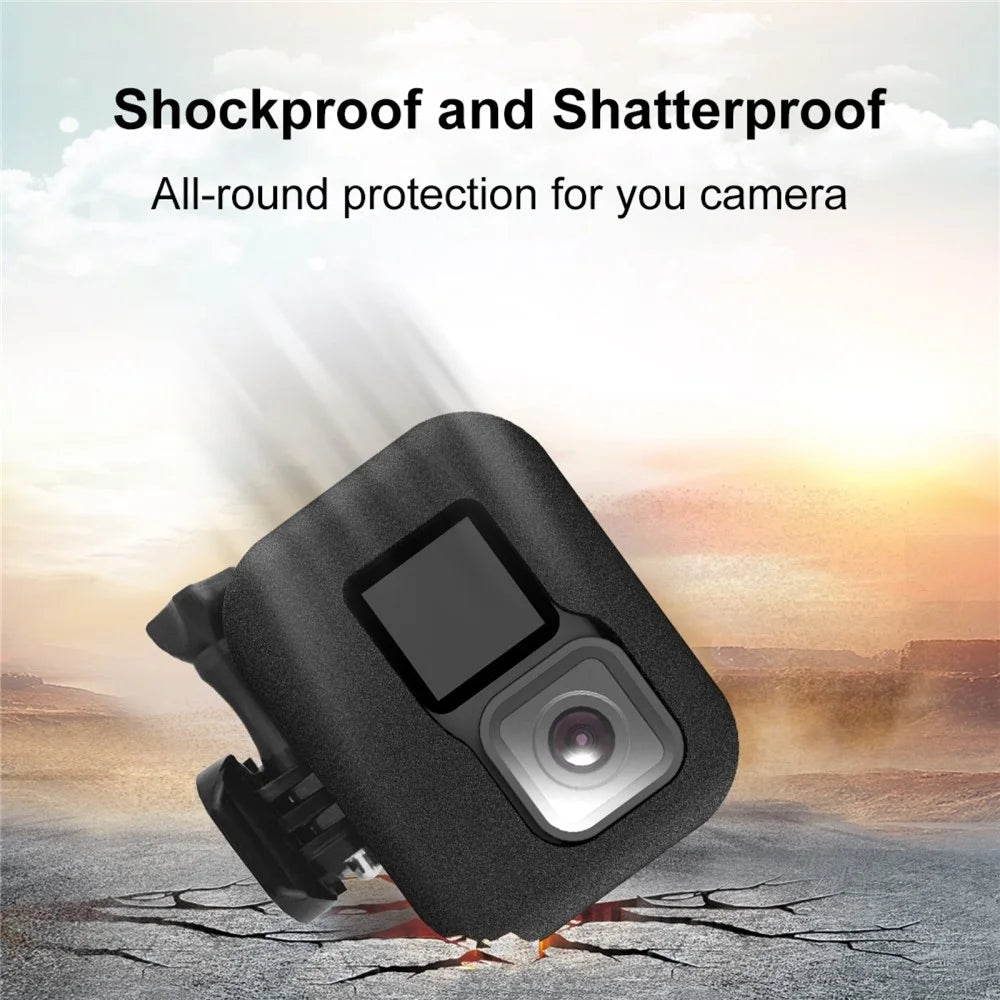 PULUZ PU520B Foam Cover for GoPro Hero 11 / Hero 10 / Hero 9 Wind Noise Reduction Protective Case - 4