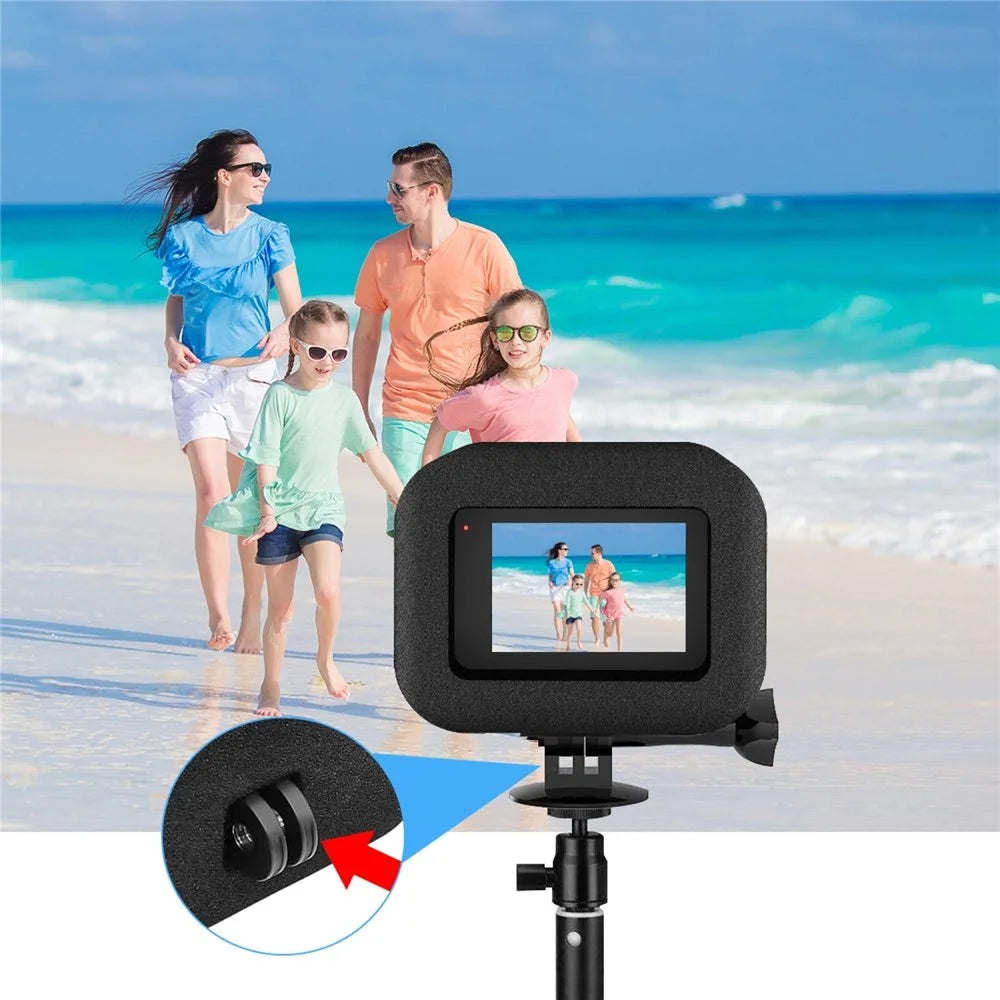 PULUZ PU520B Foam Cover for GoPro Hero 11 / Hero 10 / Hero 9 Wind Noise Reduction Protective Case - 5