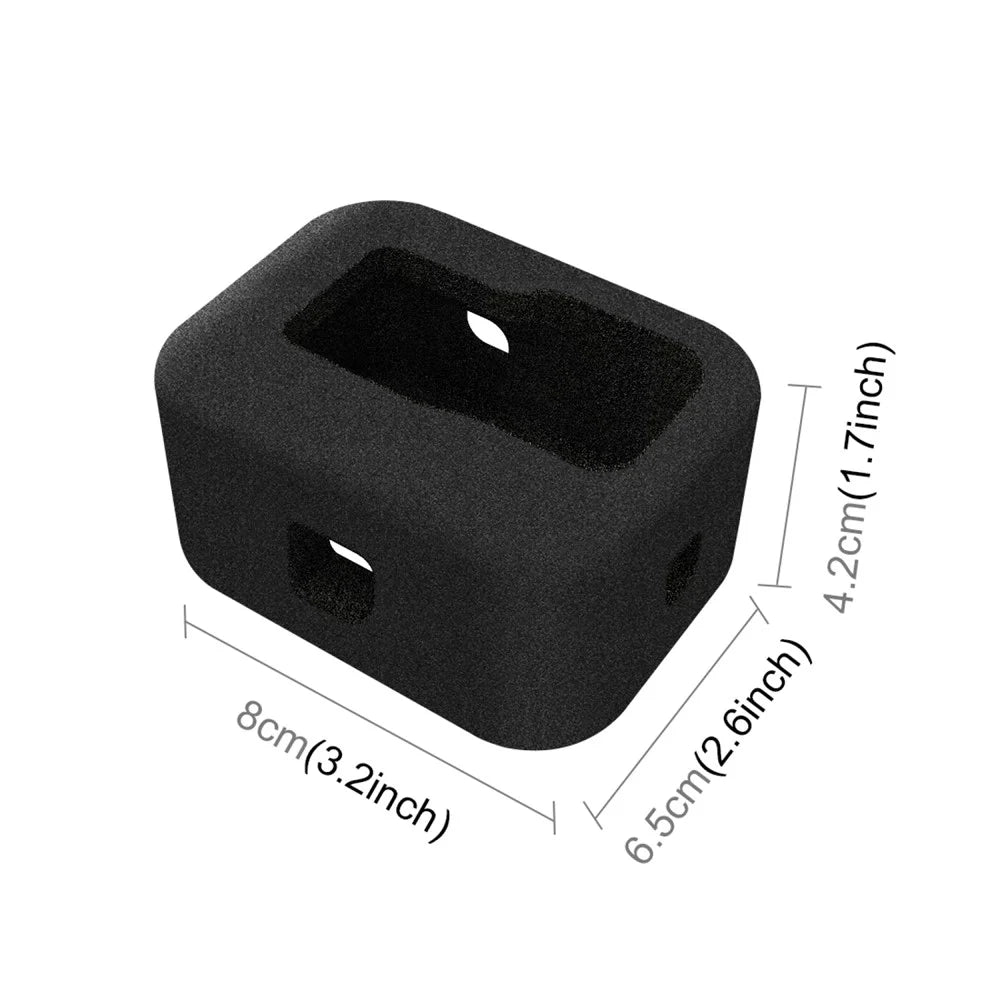 PULUZ PU520B Foam Cover for GoPro Hero 11 / Hero 10 / Hero 9 Wind Noise Reduction Protective Case - 7