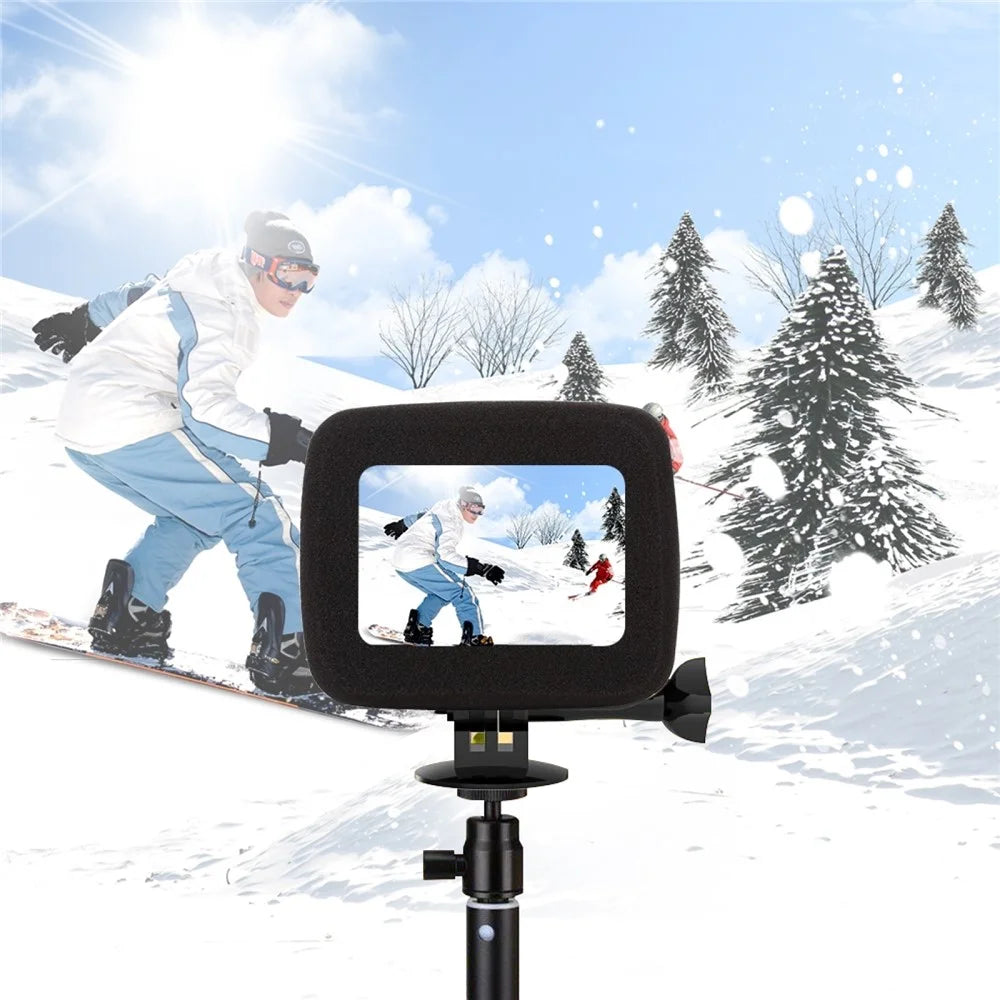 PULUZ PU445B For GoPro Hero 8 Wind Noise Reduction Foam Cover Protective Case - 4