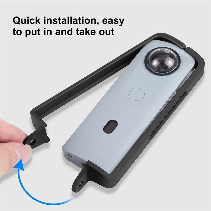 PULUZ PU589B For Ricoh Theta SC2 Panoramic Action Camera Protective Frame PC ABS Anti Drop Edge Protector - 3