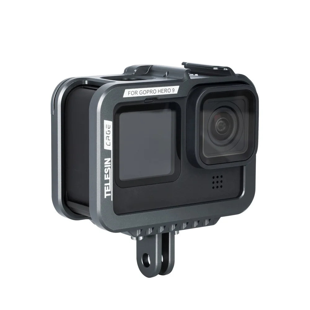 TELESIN AT1102 Aluminum Alloy Housing Case Shell for GoPro Hero 10 / 9 - 1