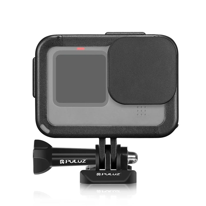 PULUZ PU582B PA Frame for GoPro Hero 11 Black / 10 Black / 9 Black Camera Cage with Cold Shoe Interface and Charging Opening - 4