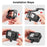 PULUZ PU582B PA Frame for GoPro Hero 11 Black / 10 Black / 9 Black Camera Cage with Cold Shoe Interface and Charging Opening - 5
