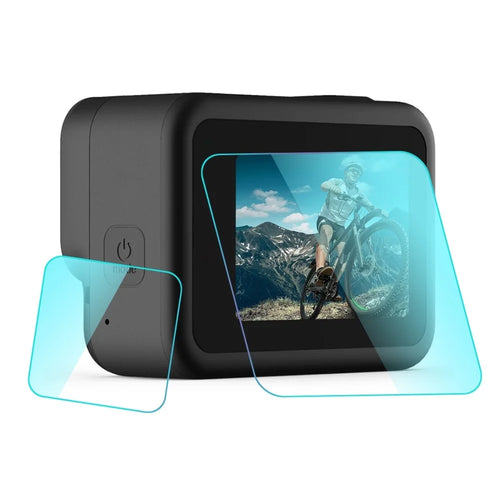 PULUZ PU422 For GoPro Hero 8 Lens + LCD Screen Protector 9H 2.5D Tempered Glass Film - 1