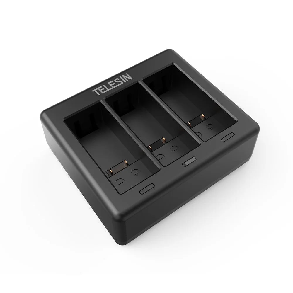 TELESIN AT1103 Triple Channel Battery Charger for GoPro HERO 9 Black Battery Charger - 3