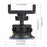 PULUZ PU537B Suction Cup Plastic Phone Mount 360 Degree Rotation Car Dashboard Windshield Phone Holder - 6