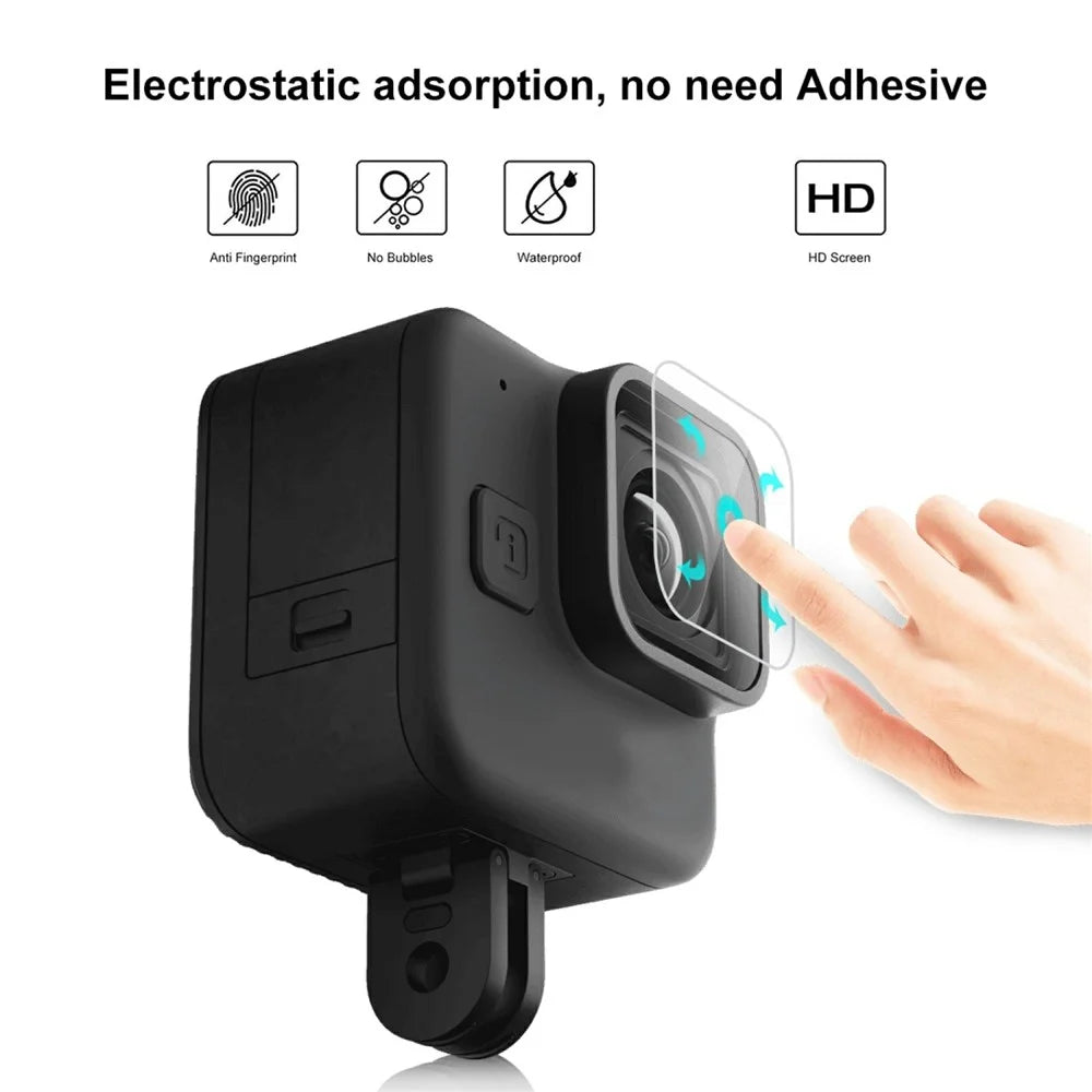 PULUZ PU918T 2Pcs for GoPro Hero 11 Mini Lens Protector Anti Scratch Shatterproof Tempered Glass Film - 5