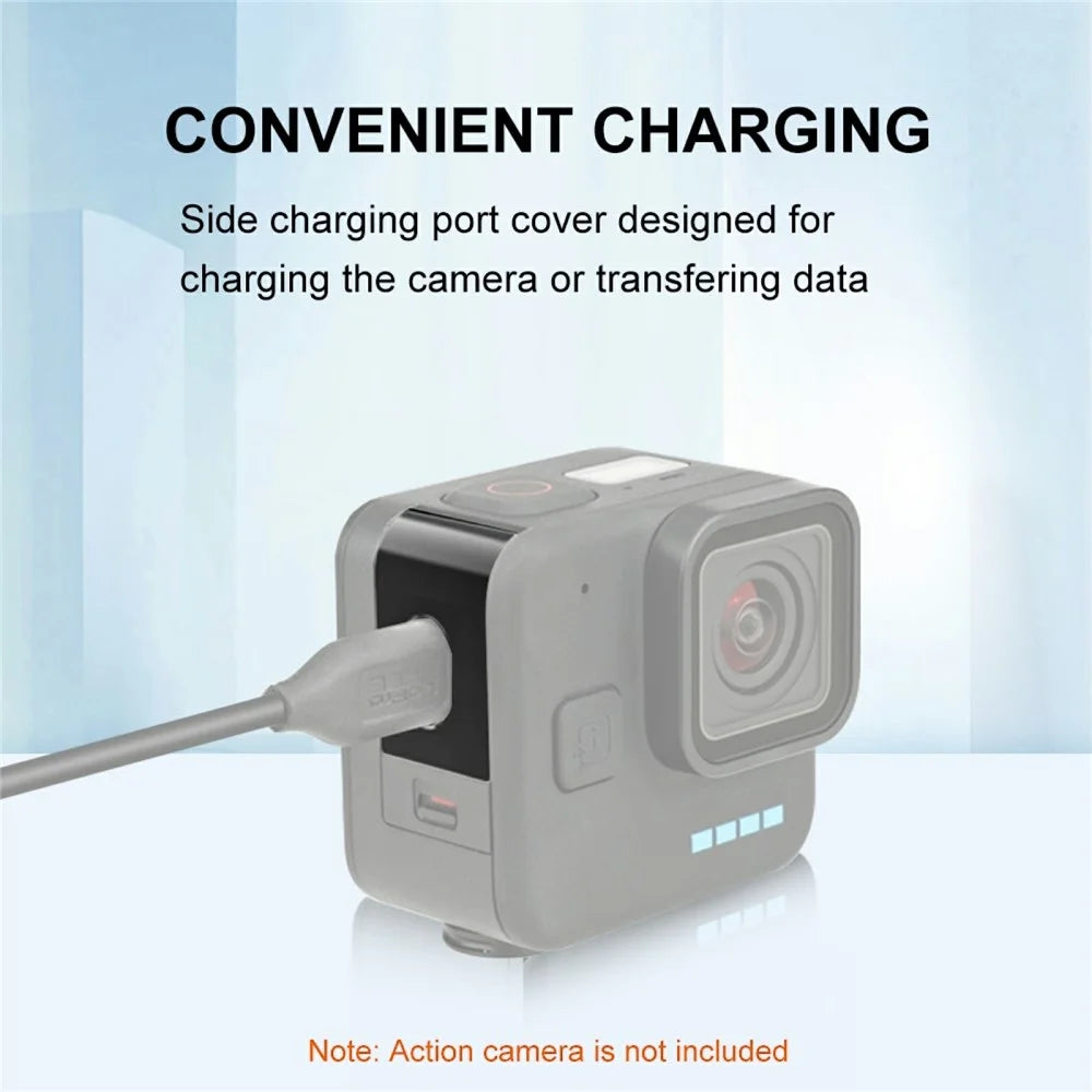 PULUZ PU911B Style B For GoPro HERO11 Black Mini Metal Side Cover Small Action Camera Accessories - 5