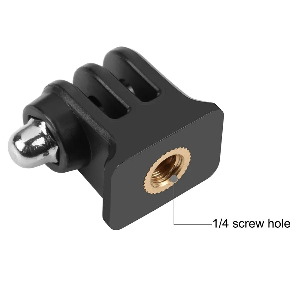 PULUZ PU813 Tripod Mount Adapter Mini Base Plastic Invisible Base Sports Camera Accessories - 3