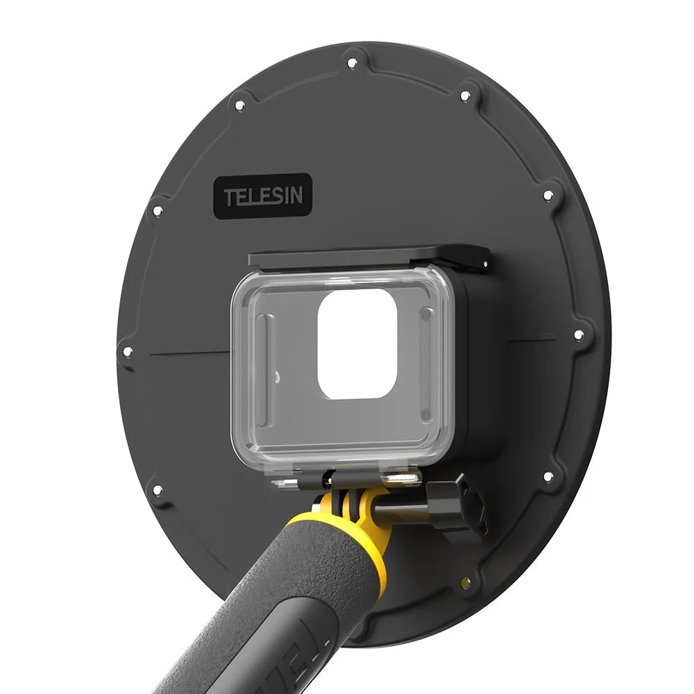 TELESIN AT1104 Dome Port with Floating Handle Trigger for GoPro Hero 9 Black Underwater Dive Case - 3