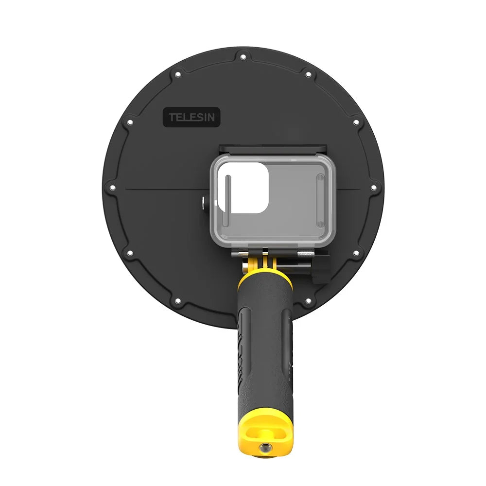 TELESIN AT1104 Dome Port with Floating Handle Trigger for GoPro Hero 9 Black Underwater Dive Case - 4