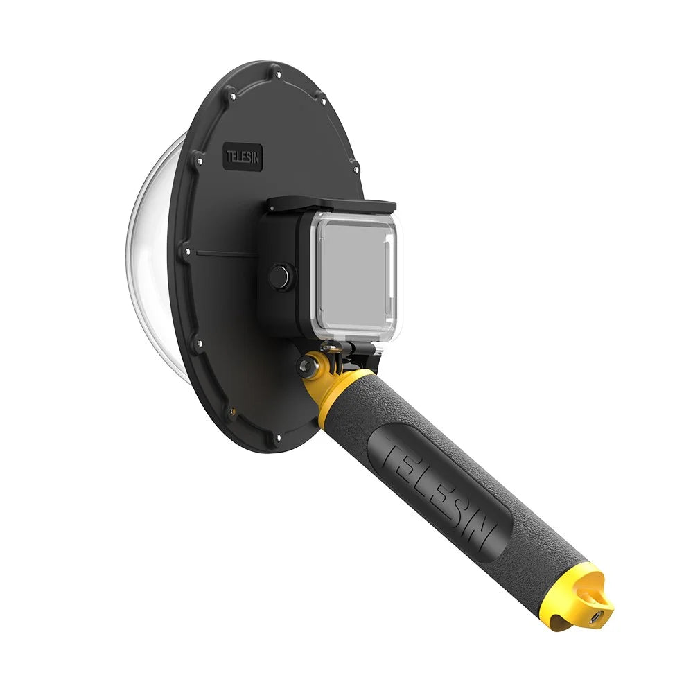 TELESIN AT1104 Dome Port with Floating Handle Trigger for GoPro Hero 9 Black Underwater Dive Case - 6