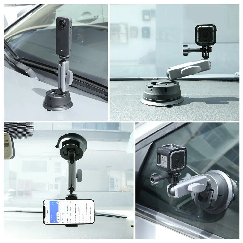PULUZ PU863 360 Degree Rotation Ball Head Universal Car Suction Cup Mount for Camera Phone - 7