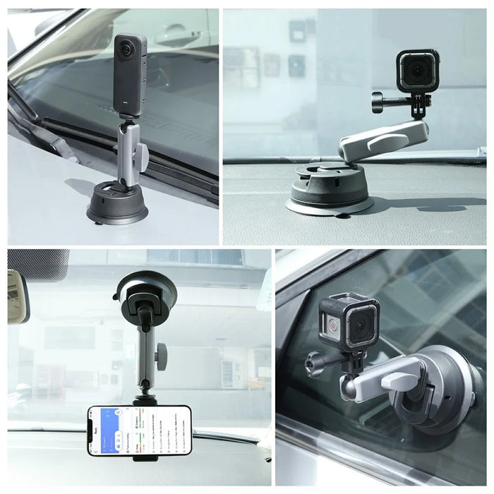 PULUZ PU863 360 Degree Rotation Ball Head Universal Car Suction Cup Mount for Camera Phone - 7