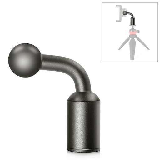 PULUZ PU852B Aluminum Alloy 17mm Ball Head Bracket Base Adapter for Phone Clamp / Camera Mount - 2