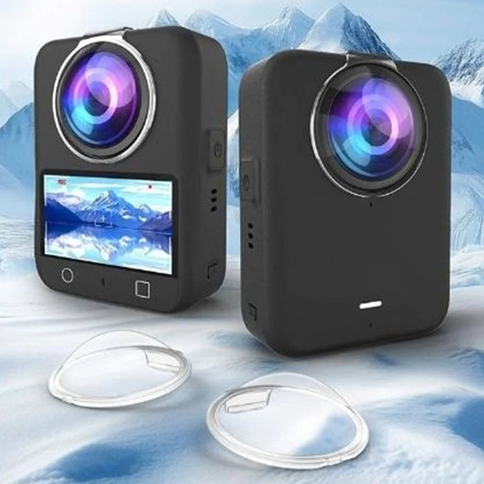 2Pcs For DJI Osmo 360 Lens Protector Panoramic Camera PC Lens Cover Cap - 5