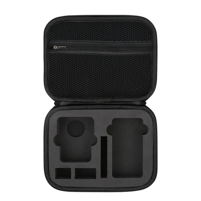 For DJI Osmo 360 Panoramic Camera Storage Case PU Leather Handbag Carrying Bag - Black - 2