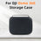 For DJI Osmo 360 Panoramic Camera Storage Case PU Leather Handbag Carrying Bag - Black - 4