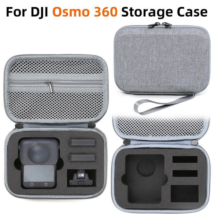 For DJI Osmo 360 Camera Storage Bag Hard EVA Portable Carrying Case - Grey - 3