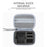 For DJI Osmo 360 Camera Storage Bag Hard EVA Portable Carrying Case - Grey - 6